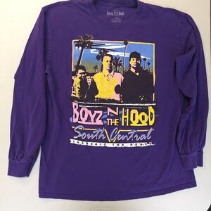 Boyz n the Hood Purple Long Sleeve Tee